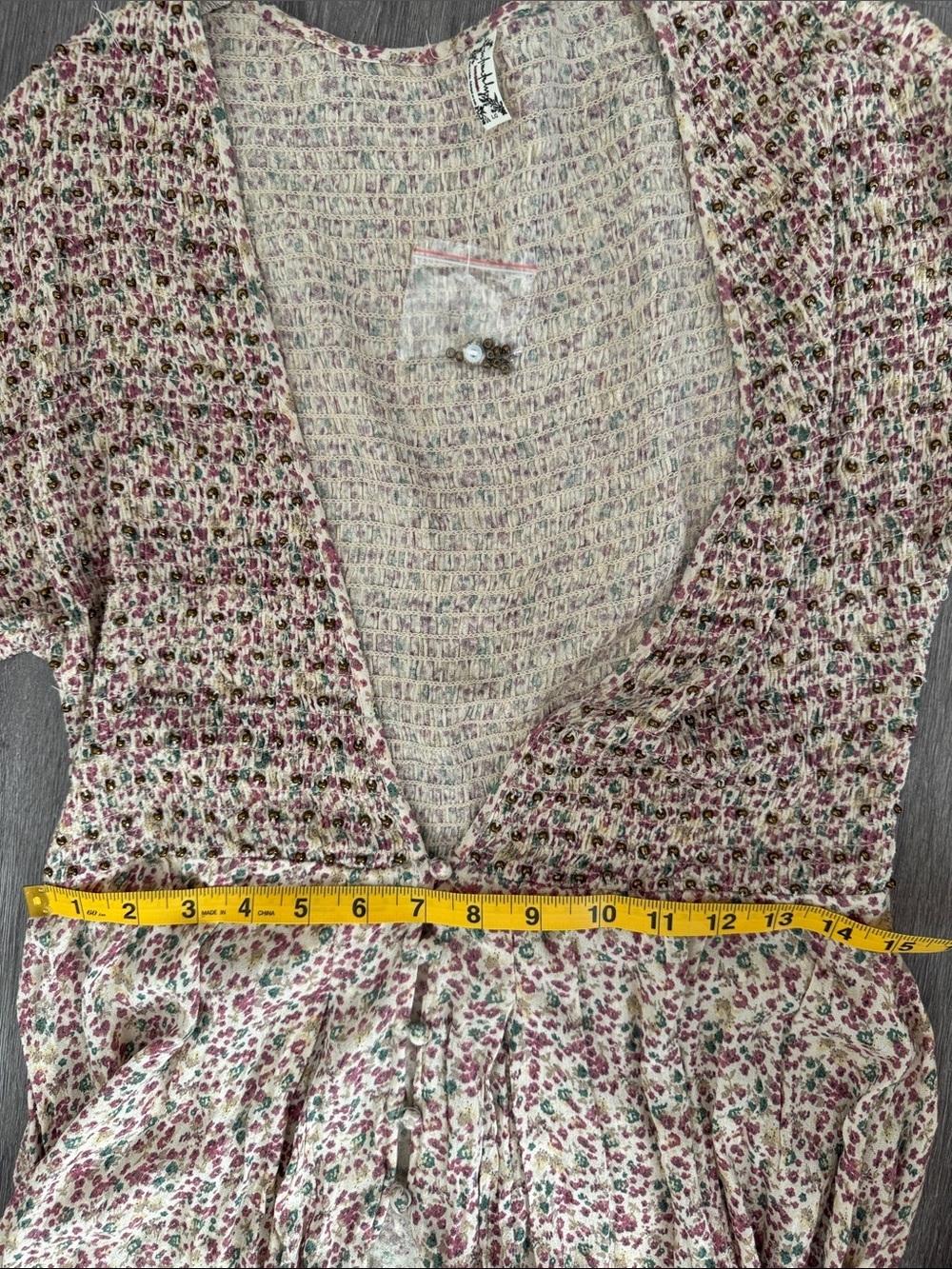 Intimately Free People Pink Kadence Beaded Floral Maxi Duster - Picture 7 of 9